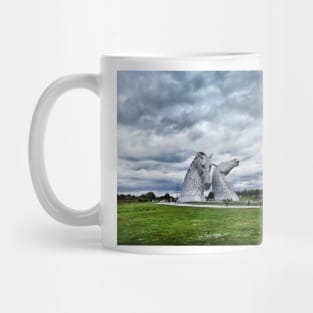 The Kelpies at The Helix, Falkirk, Scotland Mug